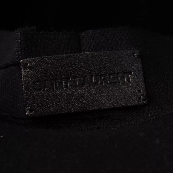 SAINT LAURENT New with tags Rabbit Felt Hat with Leather Band Size S - Picture 7 of 8